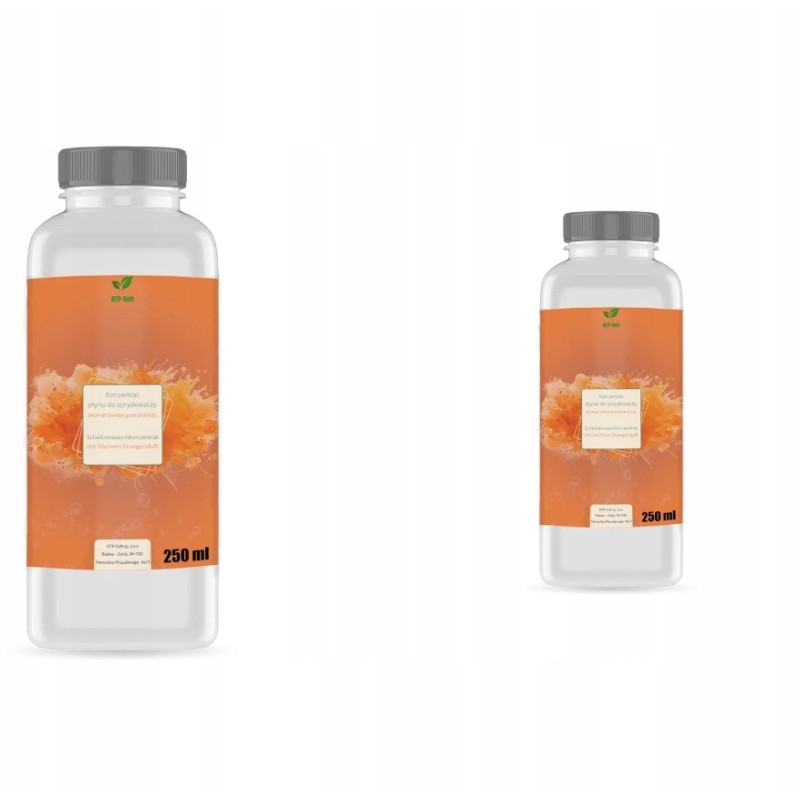 Płyn do spryskiwaczy LETNI POMARAŃCZ KONCENTRAT 1:100 2x250 ml wydajny