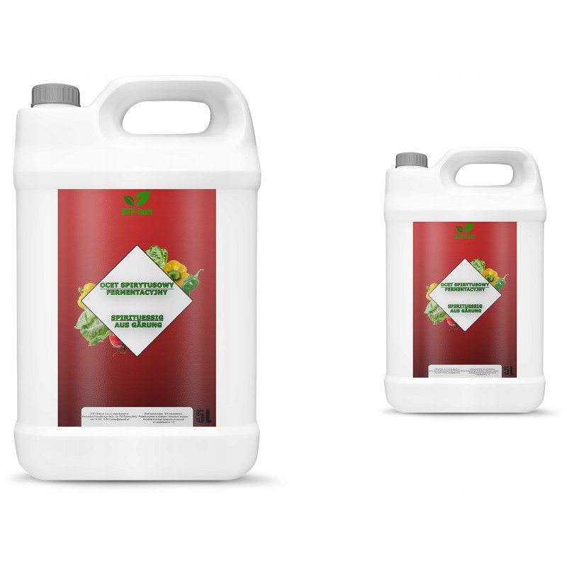 10L Ocet spirytusowy fermentacyjny 10% 2 x 5L Podhalański