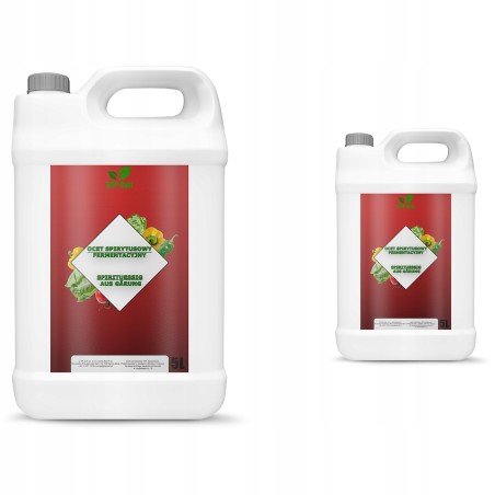 10L Ocet spirytusowy fermentacyjny 10% 2 x 5L Podhalański