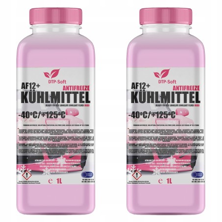 2x 1L PŁYN CHŁODNIC CHŁODNICZY -35 C CZERWONY do AUDI BMW VW PREMIUM TOP