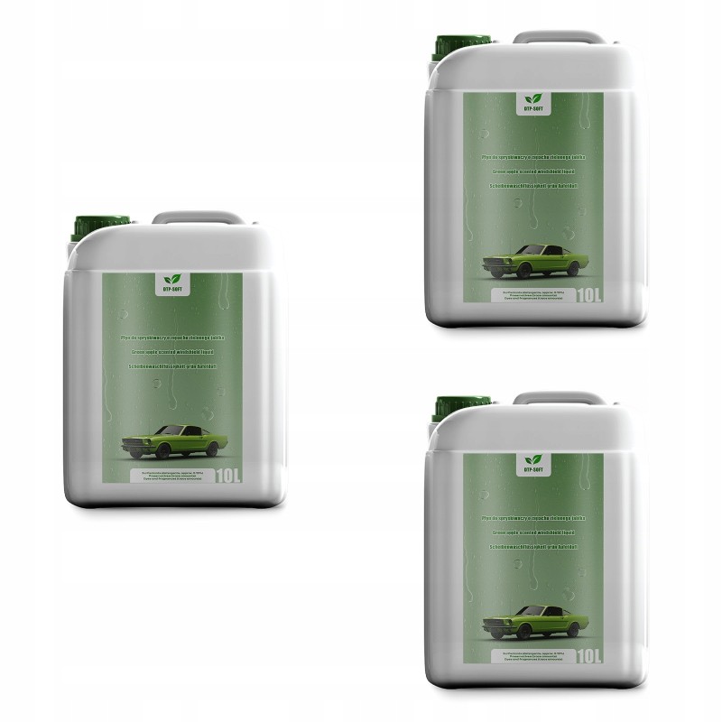 Płyn do spryskiwaczy Zielone Jabłko SpryskLetni 3x 10Litrów PREMIUM