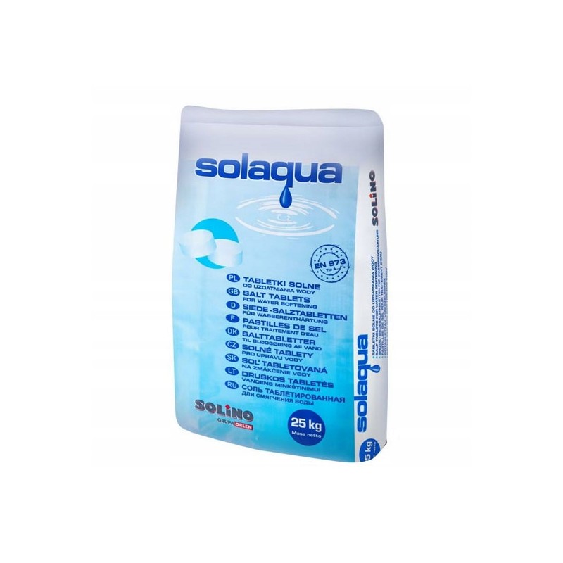 Solino Tabletki solne do zmiękczania wody Solaqua 25kg