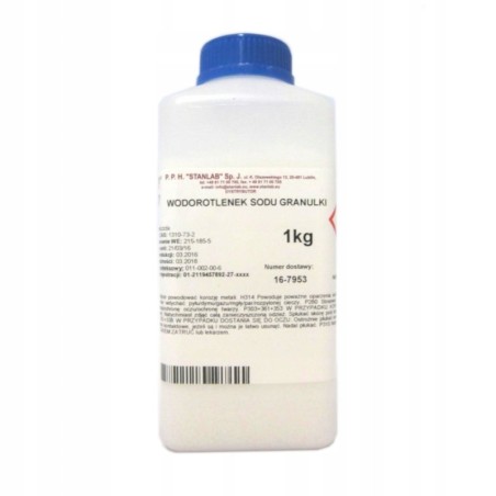 1kg Wodorotlenek sodu Soda Kaustyczna 1000 g
