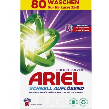 Proszek do prania Ariel Kolor niemiecka chemia 80 prań 4,8kg