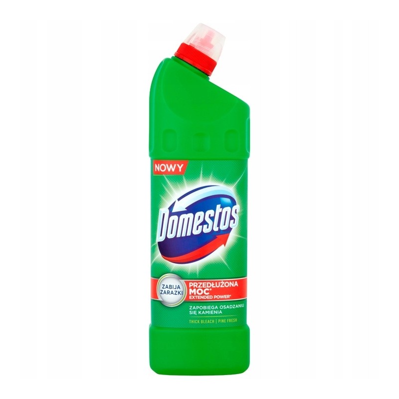 Domestos Pine Fresh Żel Wybielacz Czyszczenie Sosna WC 1L