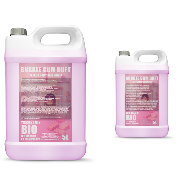 10L BIOETANOL BIOPALIWO Premium do kominków guma balonowa 2x5L