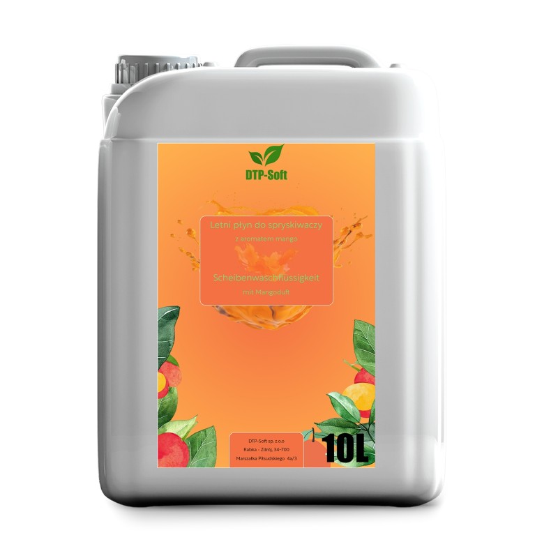 10L Płyn do spryskiwaczy MANGO Sprysk letni 1 x 10 litrów TOP