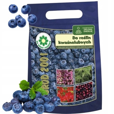 Nawóz do roślin kwaśnolubnych OGRÓD 2001 worek 10kg