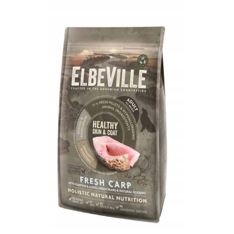 Elbeville 1,4kg sucha karma dla psa karp wszystkie rasy hipoalergiczna