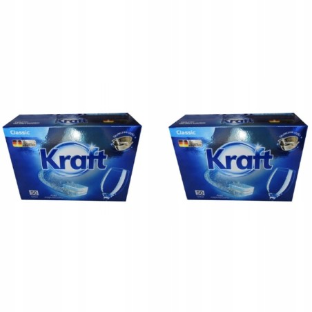 KRAFT TABLETKI DO ZMYWARKI 2x50 SZT CLASSIC KLASYCZNE DETERGENT KAPSUŁKI