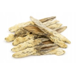 1 kg Suszone Uszy Królika z Futrem Królik Naturalny Przysmak dla Psa 1kg