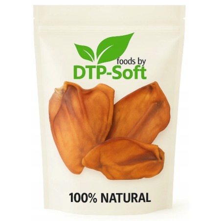 25 sztuk Suszone Uszy Wieprzowe Naturalny Przysmak dla Psa