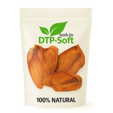 10 sztuk Suszone Uszy Wieprzowe Naturalny Przysmak dla Psa