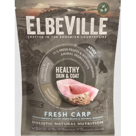 Elbeville 100g sucha karma dla psa saszetka karp psy dorosłe