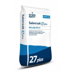 SALETRZAK 27 PLUS 25kg Nawóz azotowy GRUPA AZOTY granulat DO TRAWY WARZYW