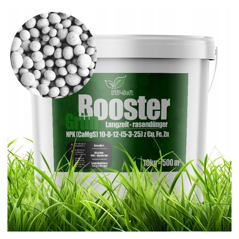 10KG NAWÓZ TURBO DO TRAWY ZAGĘSZCZAJĄCY TRAWNIK SZYBKI EFEKT DYWANOWY TOP