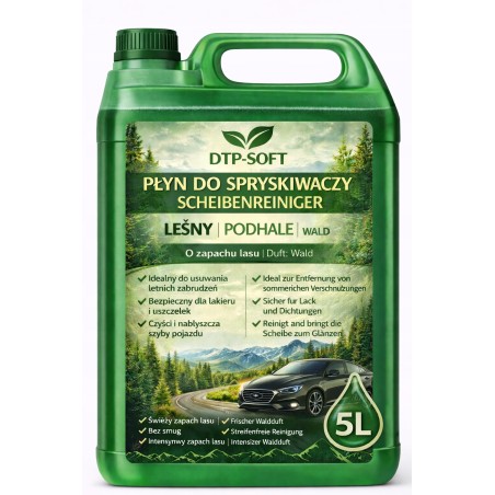 5L Płyn do spryskiwaczy letni leśny 5 litrów Podhale Zapach Gór i Lasów TOP