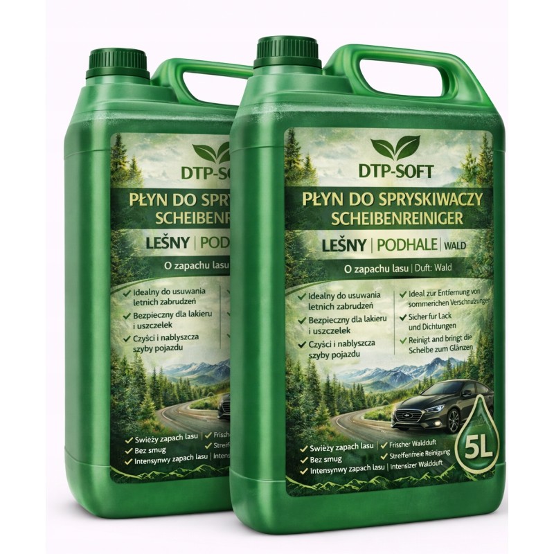 Płyn do spryskiwaczy letni leśny 2 x 5L Zapach Gór i Lasów TOP