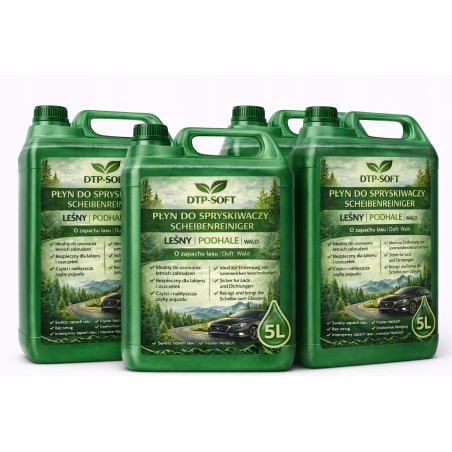 Płyn do spryskiwaczy letni leśny 4 x 5L Zapach Gór i Lasów TOP
