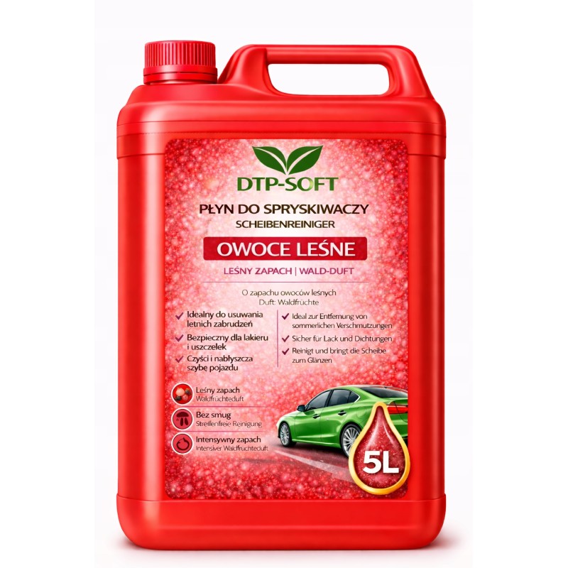 Płyn do spryskiwaczy letni Owoce Leśne 5L Premium Podhale