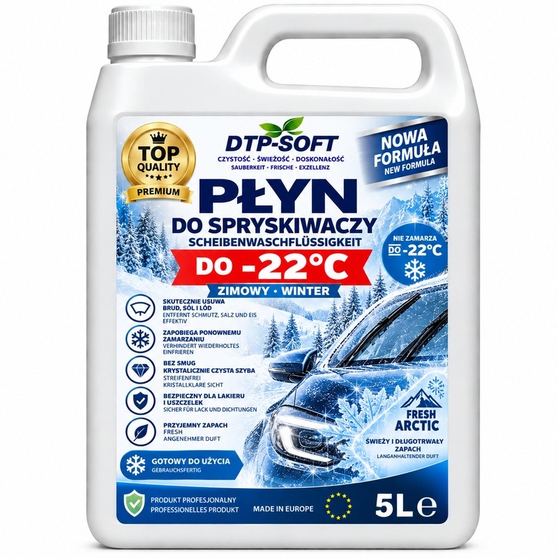 PŁYN DO SPRYSKIWACZY ZIMOWY -22 ZAPACHOWY 5L FV