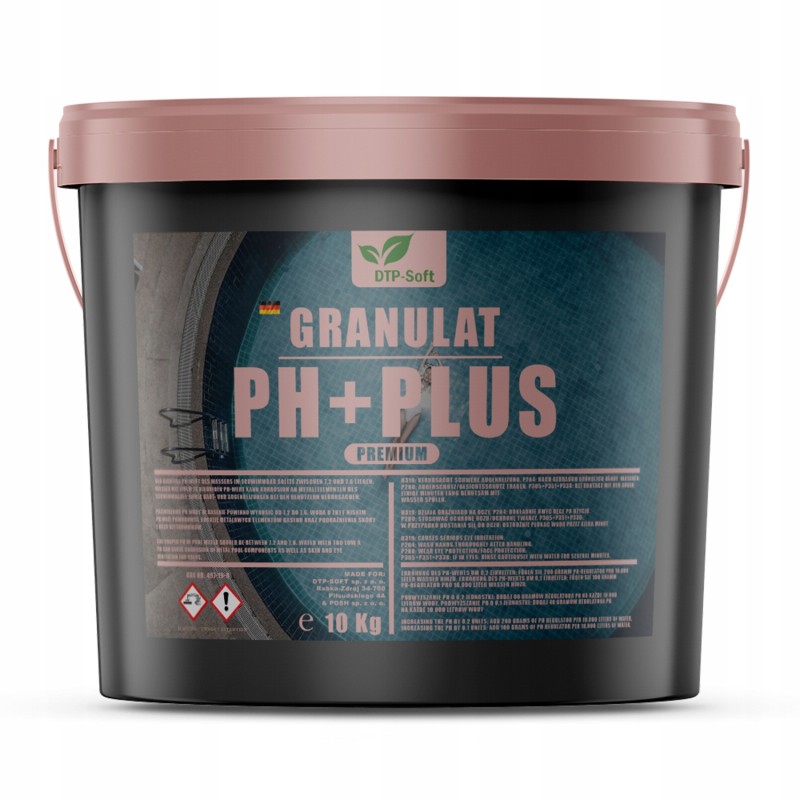 10kg Granulat do basenu podwyższanie pH+ plus chemia do basenu jacuzzi spa