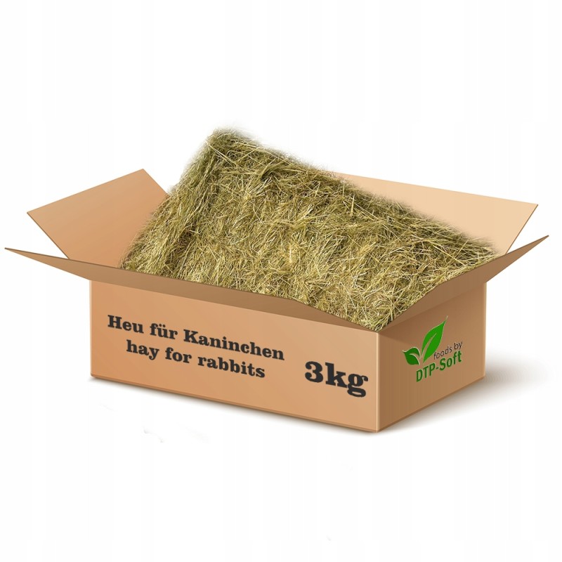 Naturalne sianko dla królika gryzoni siano świeże naturalne 3kg