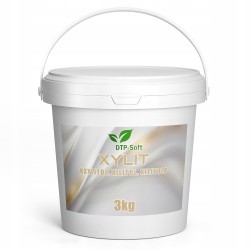 3kg KSYLITOL Xylitol czysty naturalny słodzik Wiaderko 3 kg