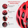 Kask Rowerowy Lekki Regulowany Biały Unisex