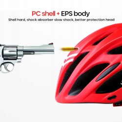 Kask Rowerowy Lekki Regulowany Biały Unisex