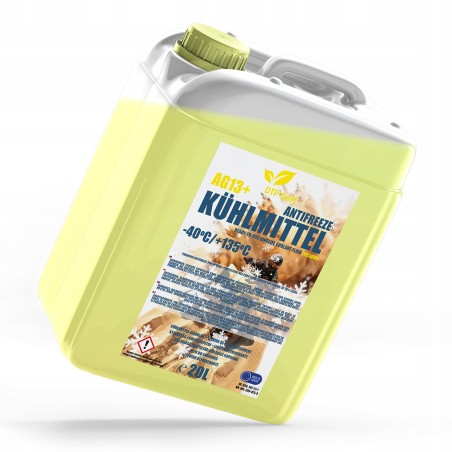 20L PŁYN CHŁODNIC CHŁODNICZY -40 C ŻÓŁTY 1 x 20 Litrów TOP