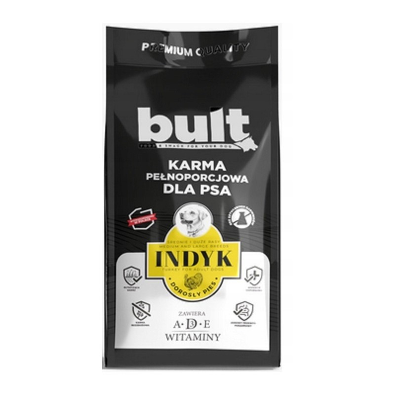BULT 12kg Sucha karma dla psa z indykiem pełnowartościowa premium 12kg