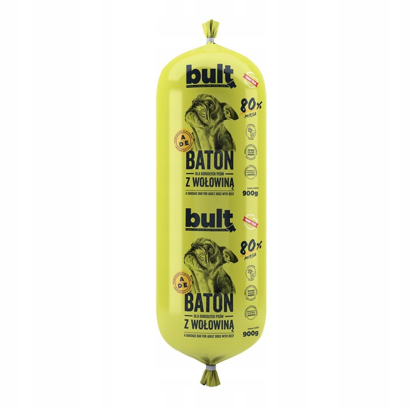 Baton BULT Wołowina 900g Premium BULT z Wołowiny Kiełbasa Pasztet